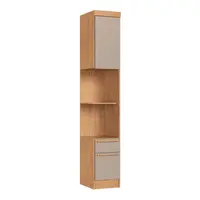 Mesa de Cabeceira Canto Castro Infinity 3912A 1 Porta 2 Gavetas