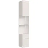 Mesa de Cabeceira Canto Castro Infinity 3912A 1 Porta 2 Gavetas