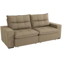 Sofá Estofado Kappesberg Kairo S219-2 2 Lugares Retrátil 260cm