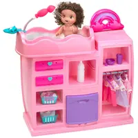 Quarto Encantado 2 em 1 Berço ou Banheira Magic Toys 8104 com Acessórios