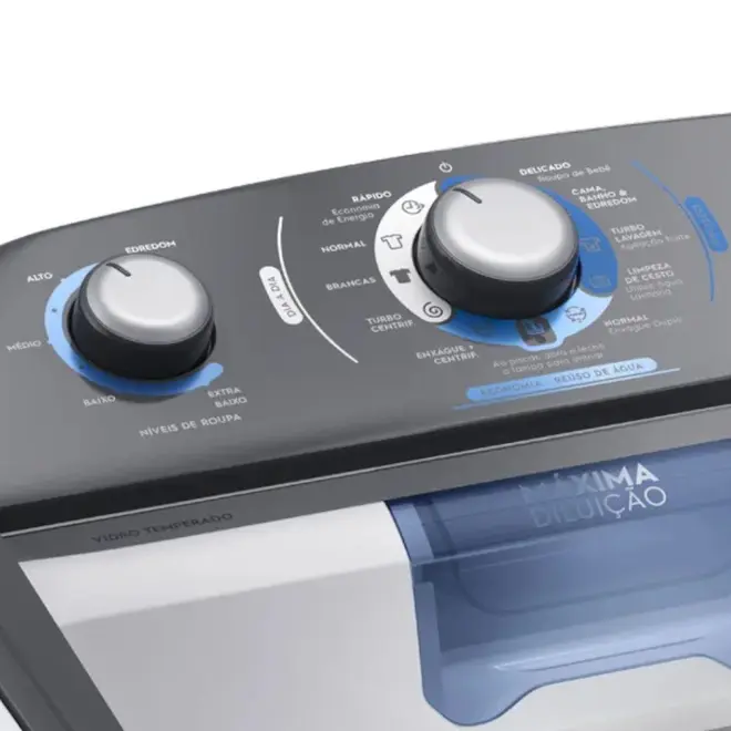 Máquina de Lavar Roupas Electrolux Efficient LDA13 13KG Reuso de