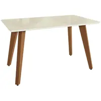 Mesa Kappesberg CSJ1841 6 Lugares MDF Tampo de Vidro