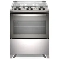Fogão a Gás Electrolux Efficient 5 Bocas Mesa de Inox Bivolt