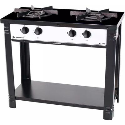 Fogão 2 Bocas Venâncio Bravo Com Forno Amarelo - Br2bf