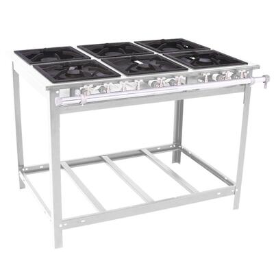 Fogão 6 Bocas Venâncio Extra Inox - Ei6