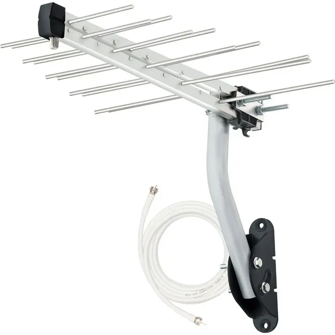 アンテナ Antena Externa Digital Log para TV Aquário LU20PLUS HDTV UHF 4K