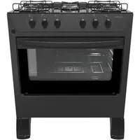 Fogão a Gás Braslar Carina Black 5 Bocas Acendimento Automático