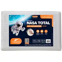 Travesseiro Fibrasca Nasa Total Médio 4018 13x40x60cm