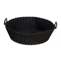 Forma de Silicone Redonda Hauskraft 20cm Para Air Fryer