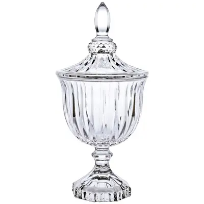 Potiche Vidro Decorado Hauskraft Melina PTCH099 24,5cm