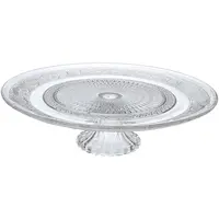 Centro de Mesa Vidro com Pé Hauskraft Karin PRATP074 32,5cm