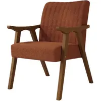 Poltrona Delazari 560 Braço Madeira 90x57x72cm