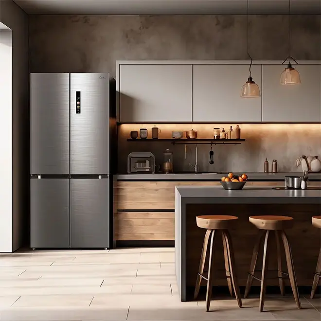 シーマページ Geladeira Midea Frost Free Duplex 491L Inverter Bivolt MDRT650EVK463