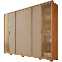 Roupeiro Caemmun Coari 2.7 6 Portas e 6 Gavetas MDF 231,3 x 265 x 58,5cm