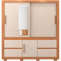 Roupeiro Caemmun Optimus 3 Portas e 4 Gavetas MDP 208,5 x 187 x 46,2cm