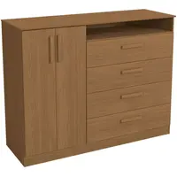 Cômoda Kappesberg T266 2 Portas e 4 Gavetas MDP 106 x 136 x 47 cm