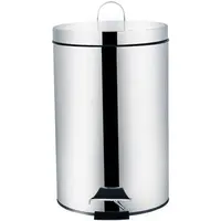 Lixeira de Aço Inox com Pedal MOR Agata 12 Litros
