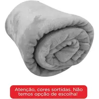 Manta Casal Benoá Home 180x200cm Cores Sortidas