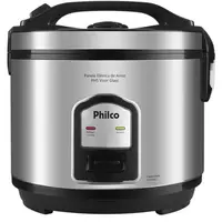 Panela Elétrica de Arroz Inox Philco PH5P 400W Visor Glass