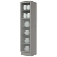 Cristaleira Henn C373 1 Porta de Vidro MDF 220,5x50x52 cm