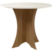 Mesa Redonda Celta Lana 4 Lugares MDF 79x90x90cm