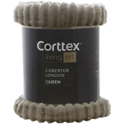 Cobertor Canelado Queen Corttex London 220 x 240cm