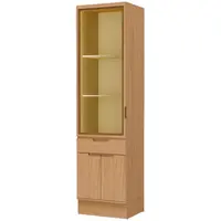Cristaleira Carraro Alma 3 Portas e 1 Gaveta com Vidro e Led MDF 230 x 60 x 50cm