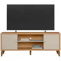 Rack Linea Brasil Porto Para TV Até 70" 2 Portas 62 x 160 x 38cm