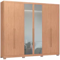 Guarda Roupa / Roupeiro Castro Brescia 6 Portas e 6 Gavetas MDP 236,8 x 266,4 x 50,8 cm