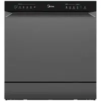 Lava Louça Midea MDWTF08S 8 Serviços 5 Programas Lavagem Painel Full Touch