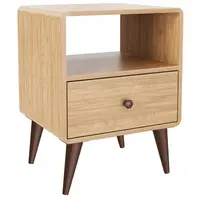 Mesa de Cabeceira Movelbento MB 1124 1 Gaveta MDP 58 x 45 x 40cm