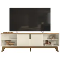 Rack Mobler Campinas 1.8 Para TV até 75" 2 Portas MDP 58,5 x 183 x 37,5cm