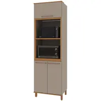 Kit Forno e Microondas Indekes 6227.1 Damasco 3 Portas MDP 228 x 70 x 52cm