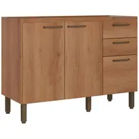 Balcão de Pia THB CPR200 Princess 2 Portas e 3 Gavetas MDF 89 x 120 x 51cm