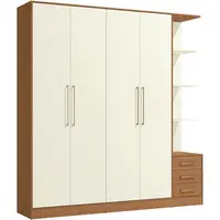 Guarda Roupa / Roupeiro Kappesberg T593 4 Portas 5 Gavetas MDP 230 x 220 x 48 cm