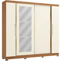 Guarda Roupa / Roupeiro Kappesberg CB01T591 4 Portas e 3 Gavetas MDP 235 x 251 x 53 cm