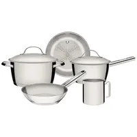 Conjunto de Panelas Tramontina Allegra 65660280 Aço Inox com Fundo Triplo 5 Peças