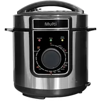 Panela de Pressão Elétrica Multilaser GO50 6L 1000W com Função Manter Aquecido