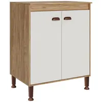 Balcão Movelbento MB 1029 Com Tampo 2 Portas MDP 94 x 70 x 51,5cm