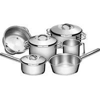 Conjunto de Panelas Solar 65510200 6 Peças Inox Fundo Triplo
