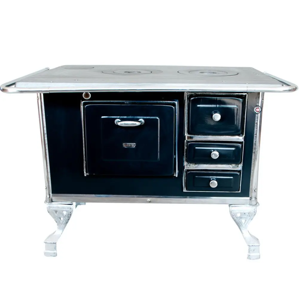 Fogão a Lenha Maestro Número 2 Saída Esquerda Chapa Ferro Fundido