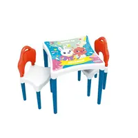 Mesinha e 2 Cadeiras Infantil Xalingo 1740.9 Hora De Aprender