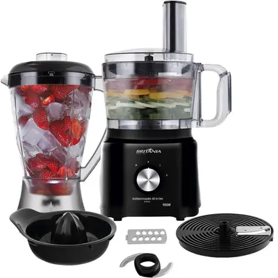 Multiprocessador Britânia All In One BMP900P 2 Velocidades +