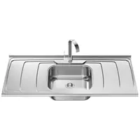 Pia de Cozinha Ghel Plus Dubai Inox 120cm
