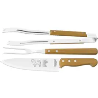 Jogo de Churrasco Tramontina 22399075 3 Peças Inox