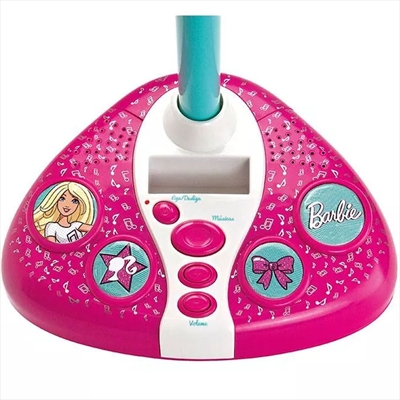 Karaokê Barbie Caixa De Musica Infantil Com 2 Microfones