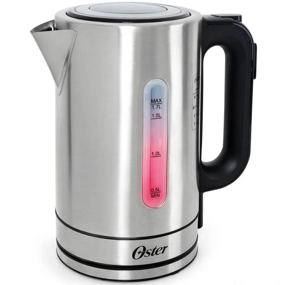 Chaleira Elétrica Digital Oster BVSTKT8970 Inox 1,7 Litros 220v