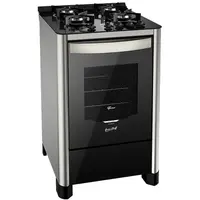 Fogão Grand Cheff 4 Bocas com Mesa de Vidro Acendimento Automático Bivolt 26987 Fischer