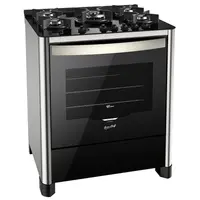 Fogão Grand Cheff com Grill 5 Bocas com Mesa de Vidro Acendimento Automático Inox 26988 Fischer