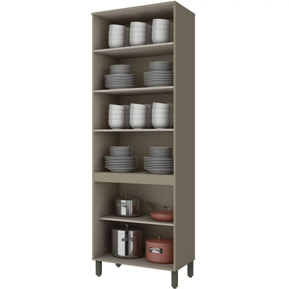 Cristaleira Henn C71-35 4 Portas MDF - Benoit.com.br